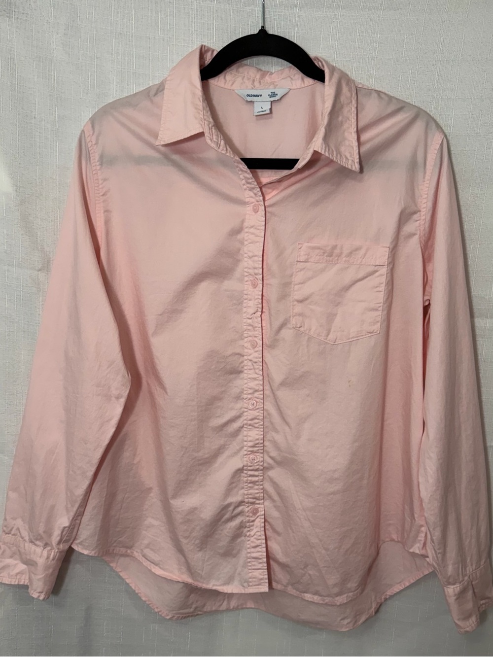 Old Navy Pale Pink Men's Button-Down Shirt